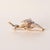 Vintage 14k Gold Diamond Floral Brooch Two Tone For Sale - Image 4 of 5