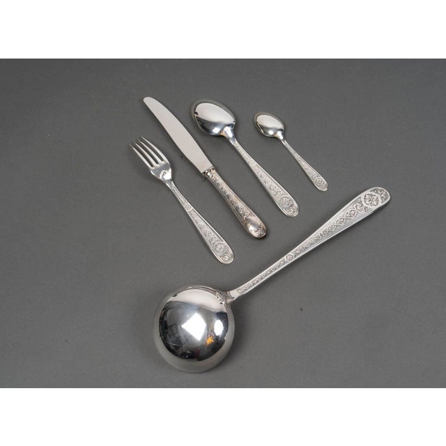 Early 21st Century Vintage Villeroy Flatware Set from Christofle, 2010s, Set of 61 For Sale - Image 5 of 5