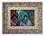 Victor Thall, "Couple Holding a Baby" Colorful expressionist painting, Circa 1940 For Sale