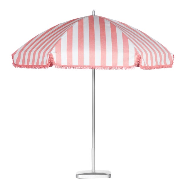 This listing is for a Set of 2 Monte Carlo Pink 9' Patio Umbrellas.The Monte Carlo Pink Market Umbrella is a 9' Hexago,n...