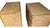 Vintage Faux Bamboo Pair of 2 Nightstands With Herringbone Parquet Rattan Fronts, in the Style of Dixie For Sale In Tampa - Image 6 of 13
