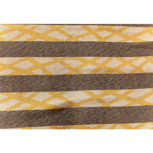 Doris Leslie Blau Vintage Swedish Flat-Weave Rug, Double-Sided Geometric Design For Sale - Image 4 of 6