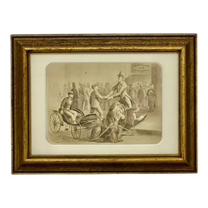 Antique Americana Uncle Sam CDV c.1876 Custom Framed