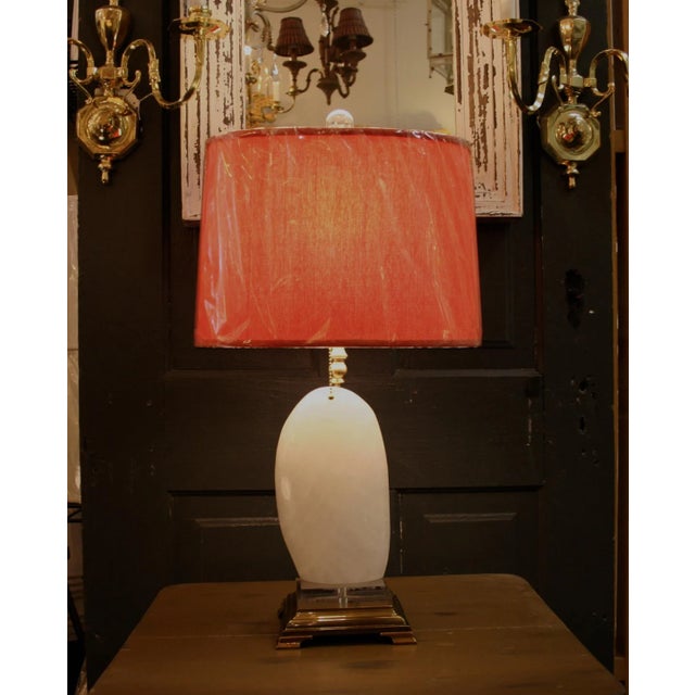 Metal Quartz Table Lamp For Sale - Image 7 of 7