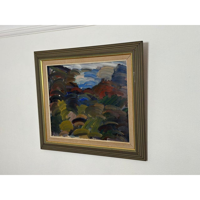 Gösta Falck, Scene, 1960s, Oil on Canvas, Framed For Sale - Image 6 of 18