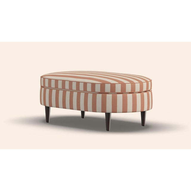 Contemporary Carlotta Ottoman by Ceraudo For Sale - Image 3 of 10