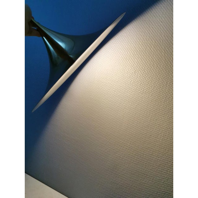 Vintage Golden Semi Hanging Lamp by Claus Bonderup & Torsten Thorup for Fog & Mørup, 1974 For Sale - Image 10 of 12