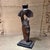 Bronze Abstract Modern Faux Bronze Composite Sculpture Stylized Female Figure For Sale - Image 8 of 12