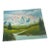 1990s Mountains and Creek Landscape Painting on Canvas, Signed by Artist For Sale