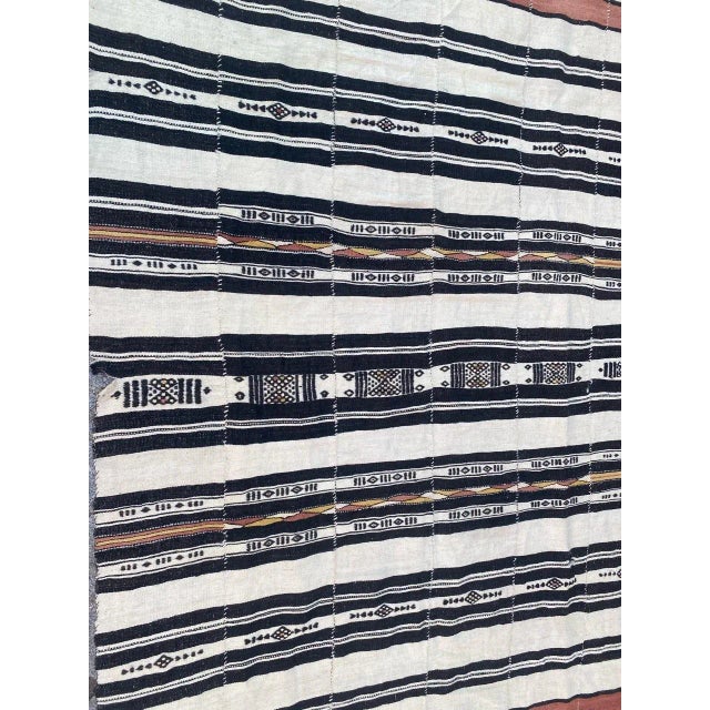 Vintage Long Malian Tribal Woven Kilim For Sale - Image 13 of 18