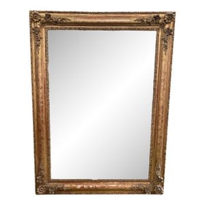 19th Century French Napoleon III Giltwood Mirror