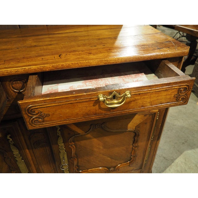 Circa 1800 Carved Oak Buffet From the Area of Mont St. Michel, France For Sale - Image 15 of 18