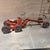 Vintage 1940s–1950s Structo Pressed Steel Orange Road Grader Toy For Sale - Image 10 of 12