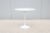 Knoll Mid-Century Modern Eero Saarinen for Knoll 22.5" Oval White Tulip Side Table For Sale - Image 4 of 16