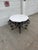 We have an absolutely gorgeous vintage Victorian Revival marble top center table for sale. This grand French Baroque...