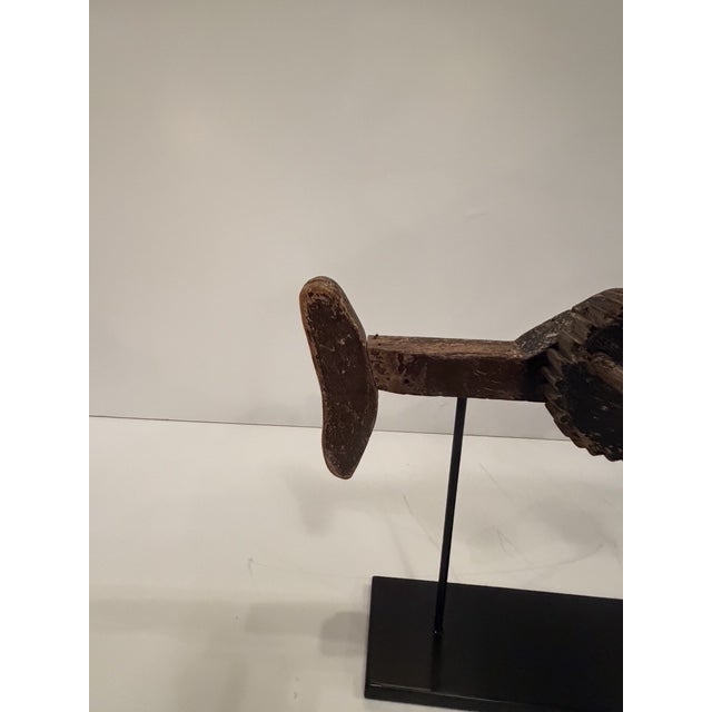 Folk Art Antique Folk Art Sculpture of a Machine Gun For Sale - Image 3 of 9