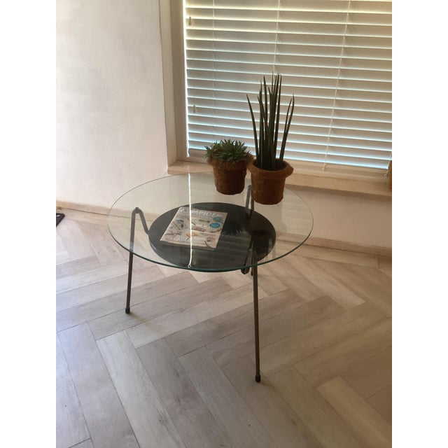 Metal Mug Coffee Table by Wim Rietveld for Gispen, 1950s For Sale - Image 7 of 8