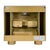 Genoa 36 in. W Rectangular Wood & Quartz 2 Drawer Single Sink Bathroom Vanity, Light Oak For Sale - Image 9 of 11