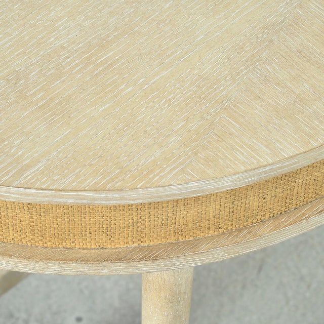 Beige Pair of Himalaya DemiLune Console Tables For Sale - Image 8 of 8