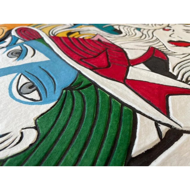 Erro, Woman with a Hat, Original Aquaprint For Sale - Image 4 of 5