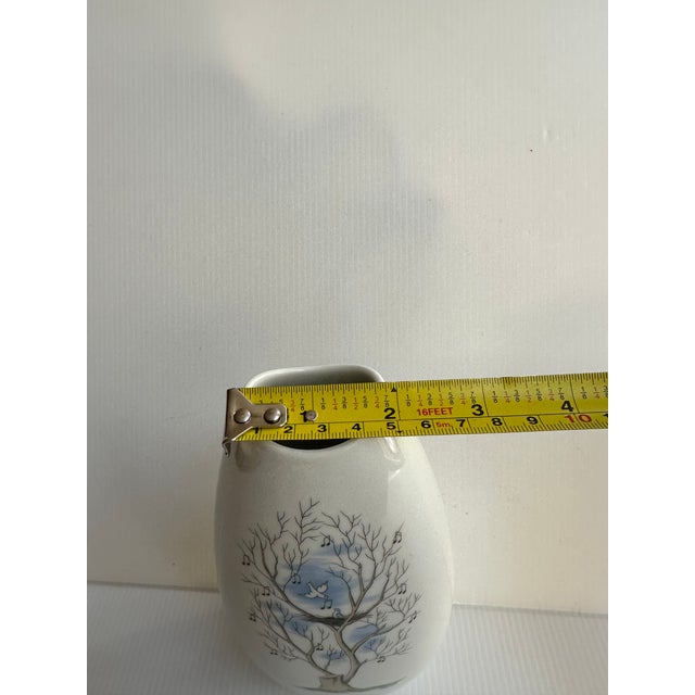 MCM 1950s Rosenthal Germany 8" Tall Porcelain Vase"The Violinist" Sign Raymond Peyote #1507 For Sale - Image 11 of 14