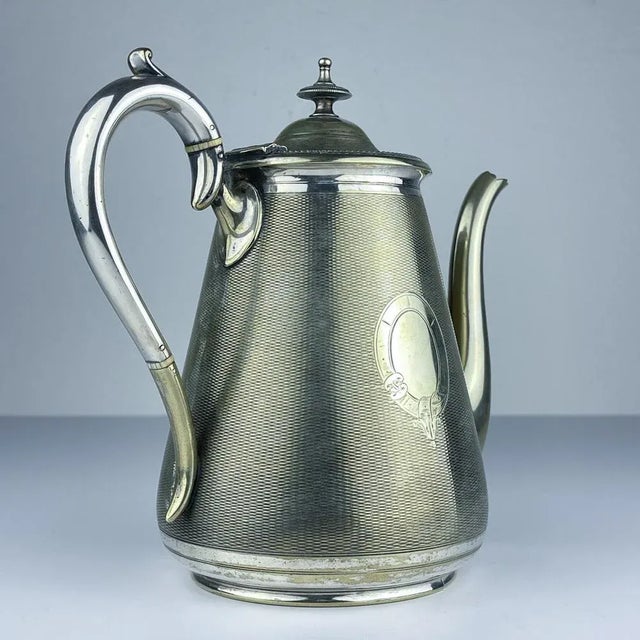 Silver Plated Coffee Pot by Benetfink & Co For Sale - Image 11 of 18