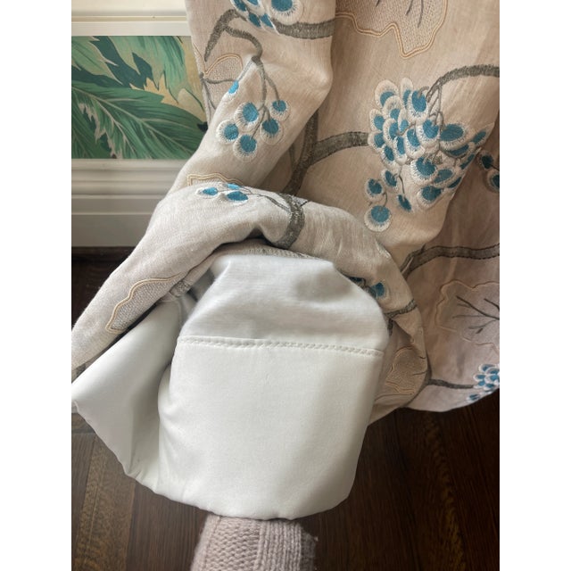 Osborne & Little "Shiraz" Stationary Curtain Panels - 2 Panels For Sale - Image 11 of 11