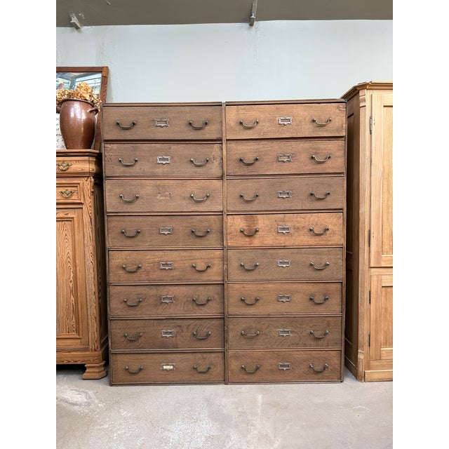 Large Vintage Cabinet with Drawers, 1940s For Sale - Image 18 of 18