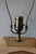 Rustic Teak Wood Table Lamp, Vintage Circular Design For Sale - Image 4 of 12
