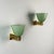 An exceptionally elegant and scarce pair of wall sconces designed by Tomaso Buzzi for Venini, produced in Murano during...
