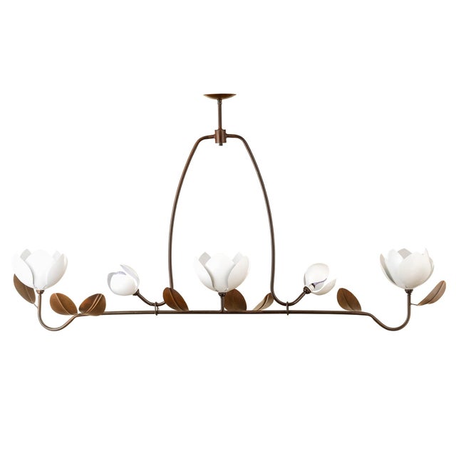 Modern Magnolia Linear by Lowcountry Originals For Sale - Image 3 of 3