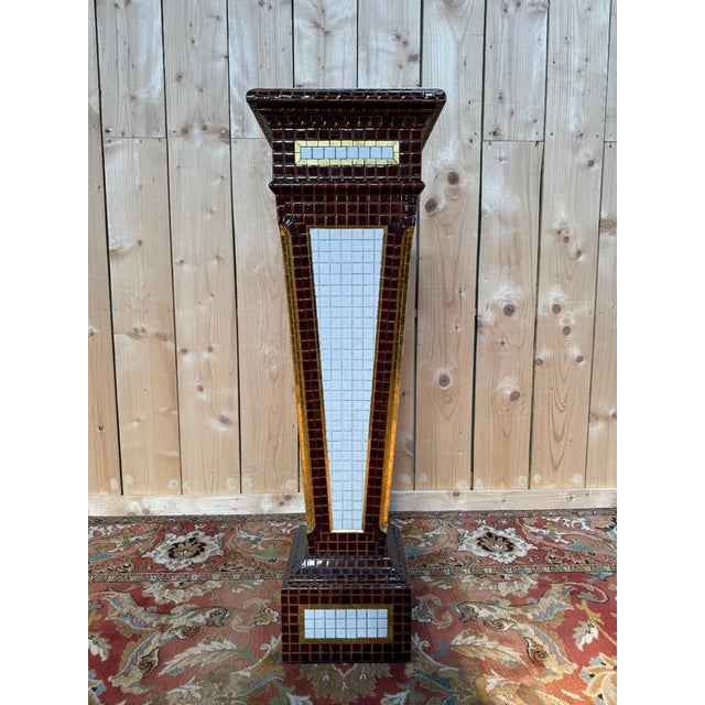 Period: 20th century Style: Art Deco Condition: Very good condition Material: Other Length: 34cm Width: 34cm Height: 110cm...