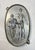 This vintage risque speakeasy double sided figural metal ashtray is a unique and collectible piece that is sure to add a...