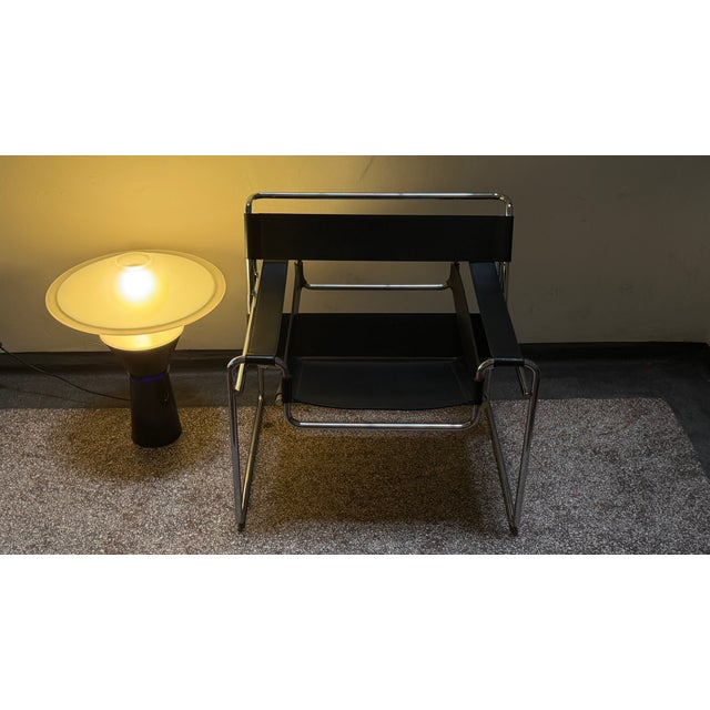 Contemporary Vintage Bauhaus Wassily Armchair by Marcel Breuer for Gavina Knoll, 1970s For Sale - Image 3 of 18