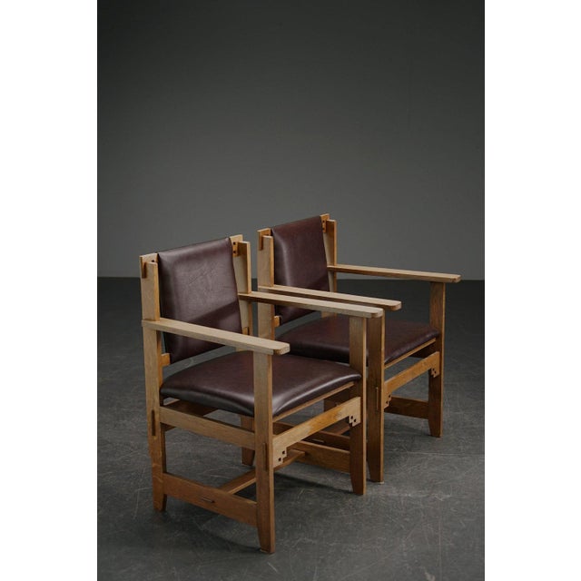 Architectural Desk Chair by Alphonse Siebers For Sale - Image 12 of 17