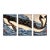 Japanese Whale Triptych Reproduction, Coastal Nautical Art Print Set of 3, 20" X 30" For Sale