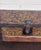 Late 19th Century Antique 19th Century Victorian Flat Top Travel Trunk For Sale - Image 5 of 12
