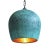 Verdigris Copper Gentong Asian Modern Pendant Light For Sale - Image 4 of 6