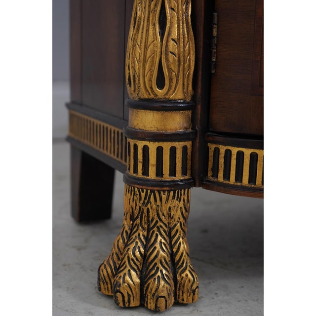 Ej Victor Mahogany Sideboard W. Lion Head Pulls For Sale - Image 9 of 18