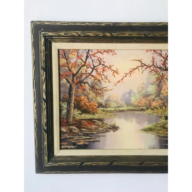 American Listed Artist - C F Chilton "Charles Frank Chilton" Plein Air Landscape Oil Painting - Framed For Sale - Image 3 of 10