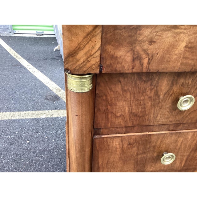 Late 19th Century French Directoire Walnut Chest of Drawers For Sale - Image 5 of 10