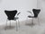 3207 Armchairs by Arne Jacobsen for Fritz Hansen, 1980, Set of 2 For Sale - Image 10 of 16