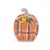Modern Harvest Plaid Pumpkin Decor (Set of 2) For Sale - Image 3 of 3