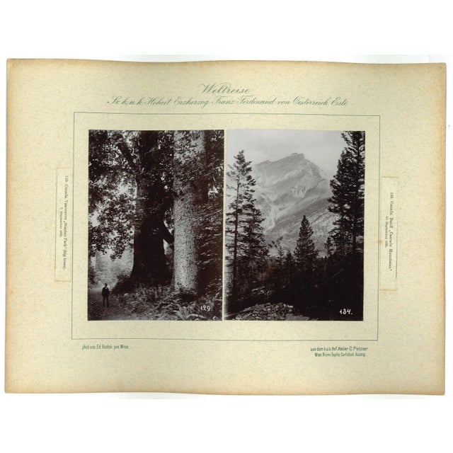 Canada - Cascada Mountains - September 10th 1893 - is an original vintage black and white photo realized during a journey...