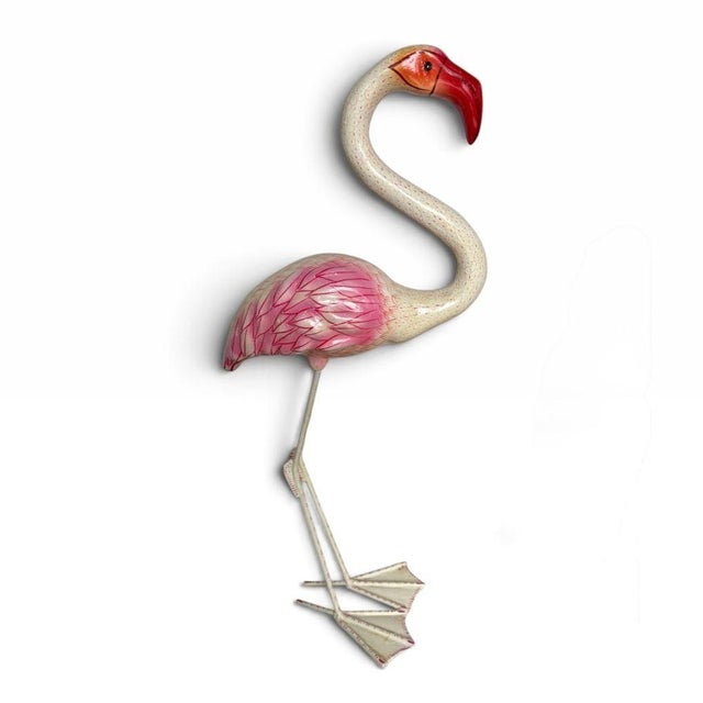 Sergio Bustamante Paper Mache Life Size Flamingo’s, Mexico 1960 For Sale In Chicago - Image 6 of 13