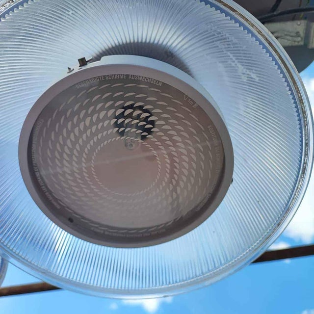 Vintage Industrial Pendants, Set of 3 For Sale - Image 5 of 9