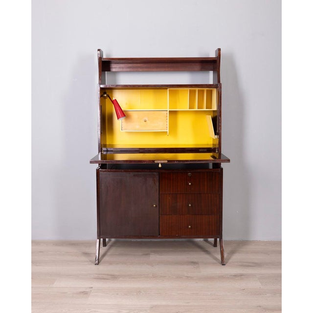 Vintage Wooden Highboard by Umberto Mascagni, 1950s For Sale - Image 6 of 18