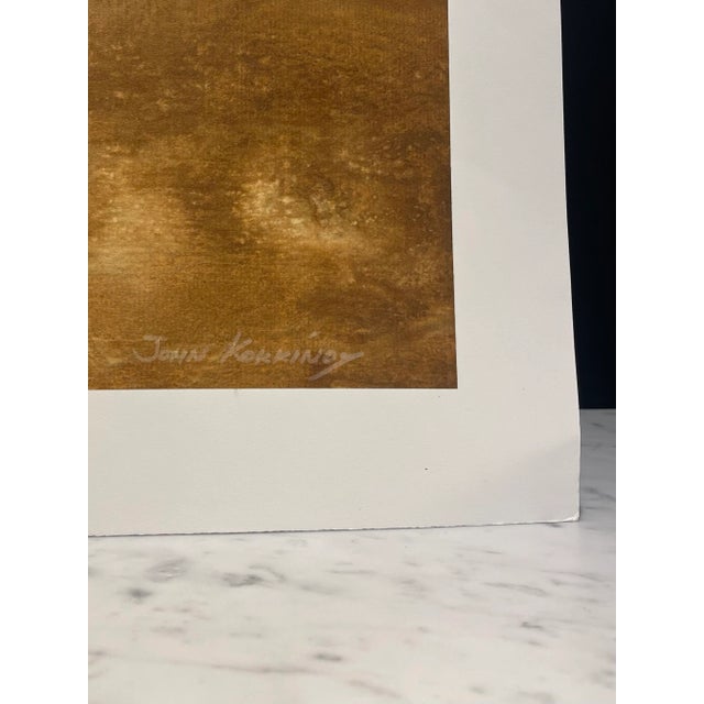 Modern Late 20th Century Watercolor Painting by John Kokkinos For Sale - Image 3 of 3