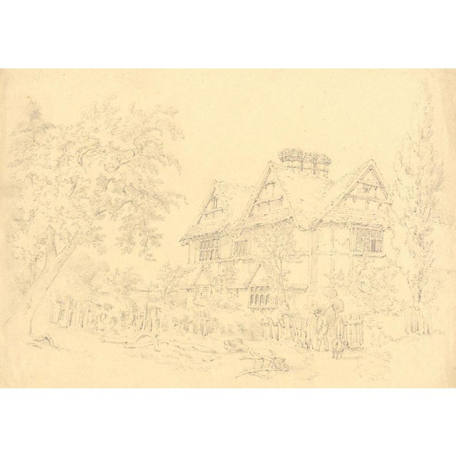 Alexander Monro, Pickersleigh House, Great Malvern, 1831, Graphite Drawing For Sale - Image 4 of 4
