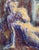 Adelaide Mckenzie Moss (1942-2026) nude by a window, pastel on monotype, signed lower right "A McK" Moss was born in New...